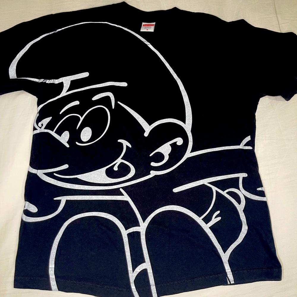 SUPREME Smurfs Tee Black